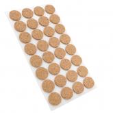 19mm Round Self Adhesive Cork Pads Ideal For Furniture & Also For Table & Chair Legs